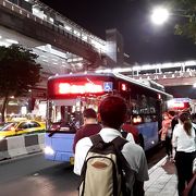 ドンムアン空港とMRT・BTSとの連絡バス。