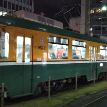 可愛いだけでなくレトロでお洒落な路面電車です！