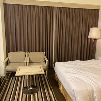 ダブルベッド2台の部屋でした。