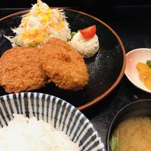 メンチカツ・コロッケ定食