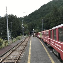 千頭駅方向
