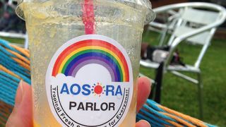 来間島にあるカフェ