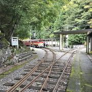 大井川鐵道井川駅：何も無い山の中の終着駅