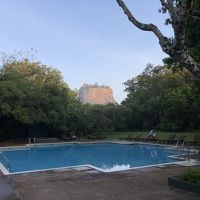 プール。レストランから丸見え