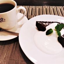 コーヒーとガトーショコラ