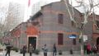 真冬の中共第一次全国代表大会会址紀念館