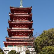 久里浜霊園の五重塔