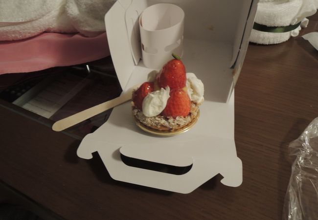 ケーキを購入