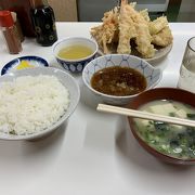 コスパ抜群の天ぷら定食