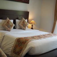 一人部屋でもベッドはこの広さ。