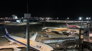 深夜は展望デッキを独占できます