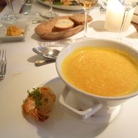 旬、カボチャのスープ