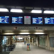 リュブリアナの中心駅