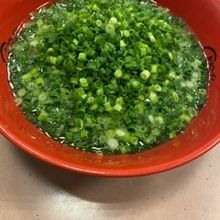 今回いただいたねぎラーメン