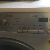 部屋に置いてある洗濯機