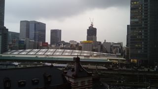 東京駅が間近で見られました