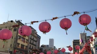 ピンクのランタン