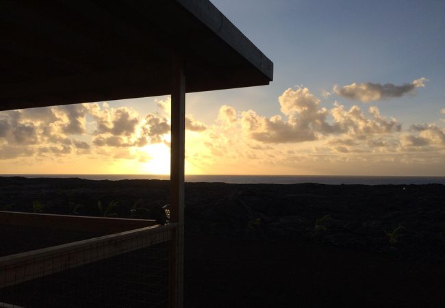 溶岩流は見れなくなってしまいました