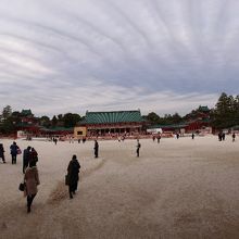 「平安神宮」の視界に映る景色をパノラマで撮影。壮大です。