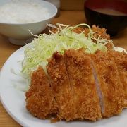 コスパ最高のとんかつ