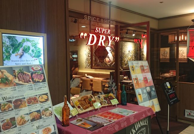 香辛料のきいた料理の数々