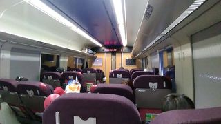 きれいな山あり湖あり海ありで、たいへん美しい車窓を楽しめました