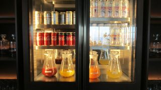 キリンの缶ビールが置かれていました