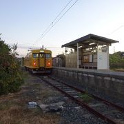 １日３往復。電車で行くには難易度が高い