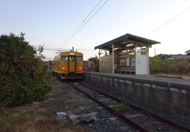 １日３往復。電車で行くには難易度が高い