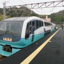 河津駅で発車待ち