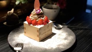 芸術的なモンブラン