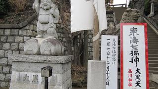 お正月、都会の七福神巡り