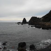 日本海に突き出す越前岬