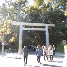 伊勢神宮外宮表参道鳥居