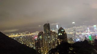 香港を一望…
