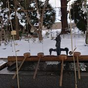 高台にある神社