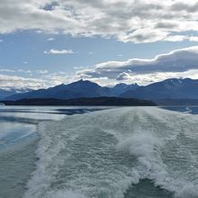 ウプサラ氷河を目指します。