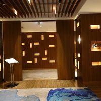 朝食会場になる、1階ハスカップザガーデン。