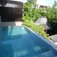 プライベートプール最高です。深さも十分。