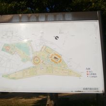 この公園内の地図