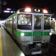 札幌駅に入ってくるエアポート