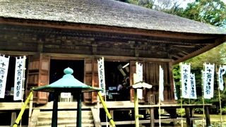 真白な十一面杉本観音の奉納旗♪