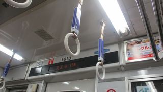 平日の昼前に新大阪駅から本町駅まで乗車しました