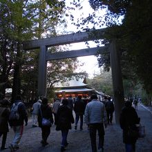 伊勢神宮内宮参道鳥居