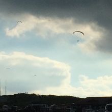 パラグライダー見えるかな？
