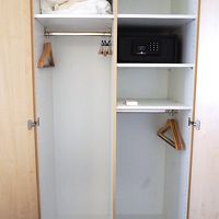 クローゼットの中にセイフティボックス