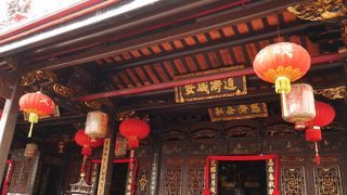 マラッカ最古の中国式寺院