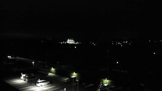 ホテルから見えました