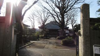 代官屋敷のうら