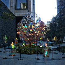 東京日本橋タワーのオブジェ